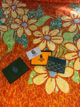 Goyard Porta carte verde