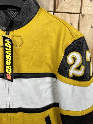CHAQUETA T-S DE MOTO GARIBALDI AMARILLO 27 B