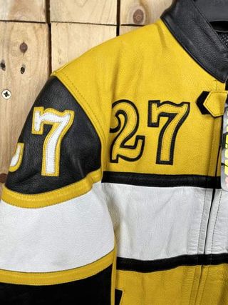 CHAQUETA T-S DE MOTO GARIBALDI AMARILLO 27 B