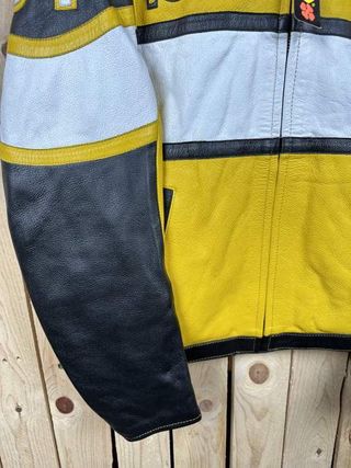 CHAQUETA T-S DE MOTO GARIBALDI AMARILLO 27 B