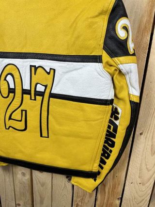 CHAQUETA T-S DE MOTO GARIBALDI AMARILLO 27 B