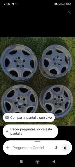 Llantas Mercedes (4 unidades)