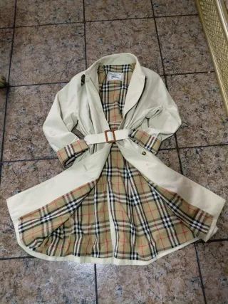 Gabardina Burberrys Vintage Beige