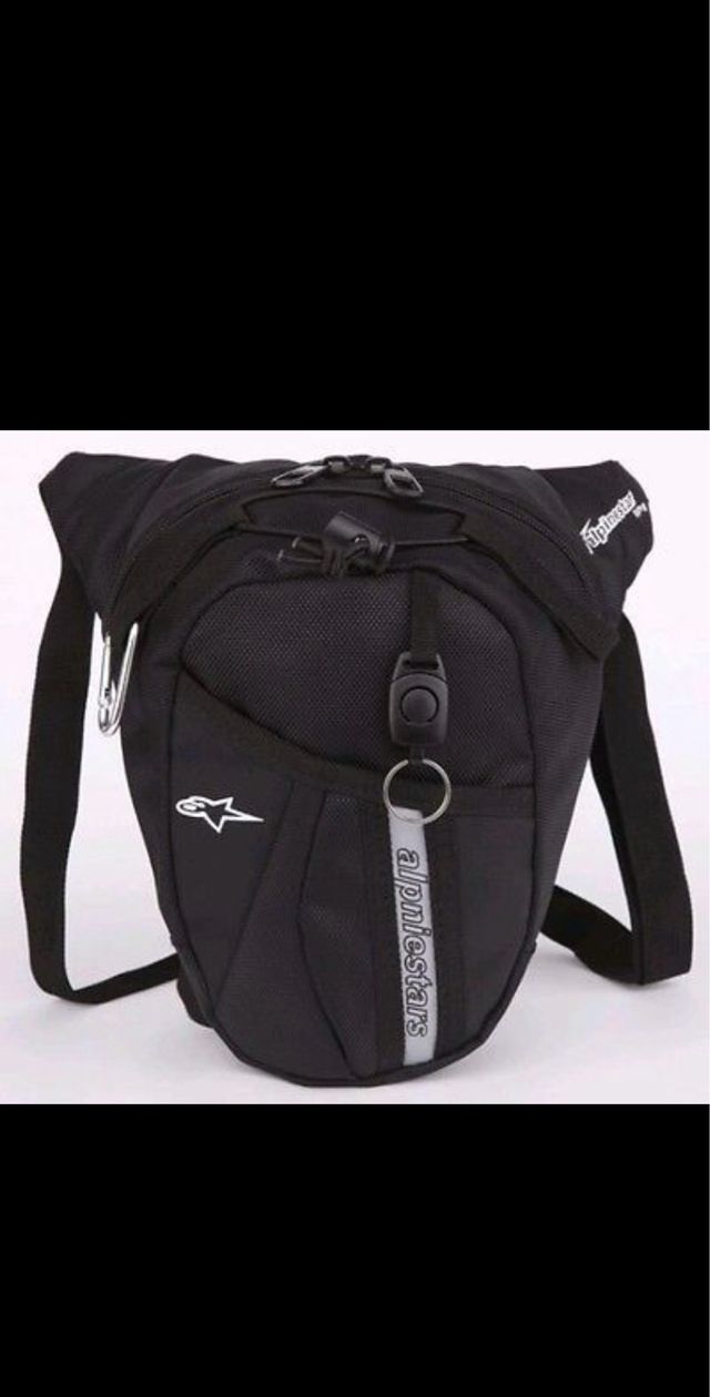 Bolso Pierna Moto Alpinestars Negro