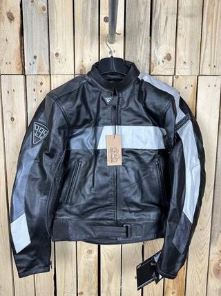 CHAQUETA T-M DE MOTO GARIBALDI NEGRA 1