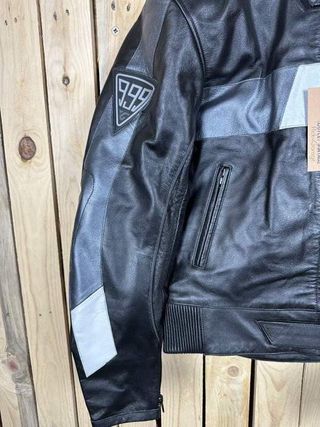 CHAQUETA T-M DE MOTO GARIBALDI NEGRA 1