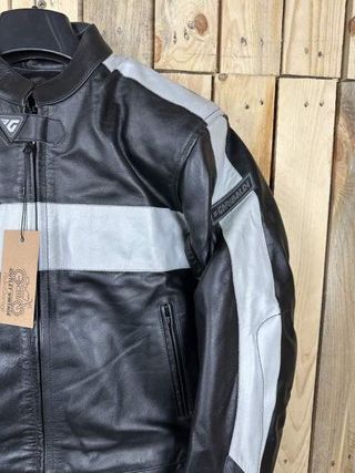 CHAQUETA T-M DE MOTO GARIBALDI NEGRA 1