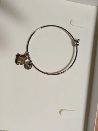 Kidult Braccialetto Charm Coccinella Argento