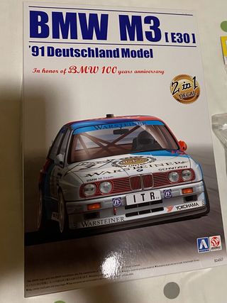 Maqueta BMW M3 E30 1991 DTM 1:24 Aoshima