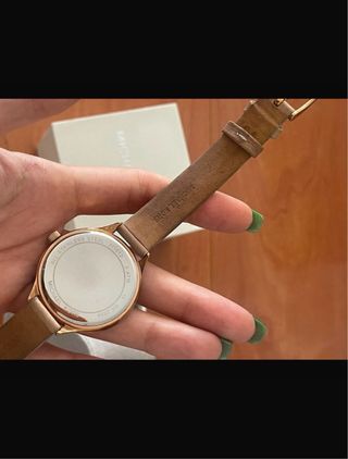 Reloj Michael Kors Oro Rosa Pulsera Cuero
