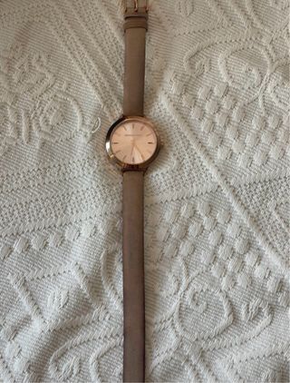 Reloj Michael Kors Oro Rosa Pulsera Cuero