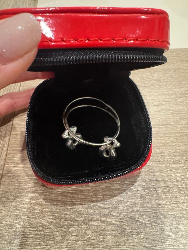 Pendientes Tous Aro Plata Oso