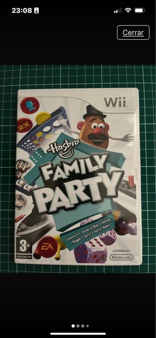 Juego Wii Family Party Hasbro