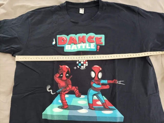 Camiseta unisex Deadpool Spiderman Talla M