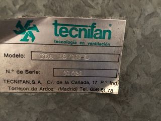 Turbina Extracción Humos Industrial