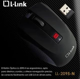 Ratón Inalámbrico D-Link Gaming Negro