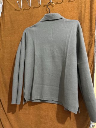 Camisa Polo ZARA Gris Manga Larga
