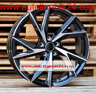 8828 JUEGO DE 4 LLANTAS AUDI RS BLACK META