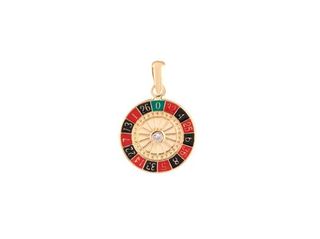 colgante oro 18kt ruleta