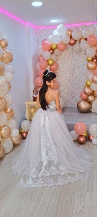 Vestido de primera comunión blanco