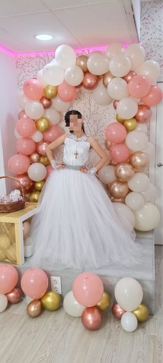 Vestido de primera comunión blanco