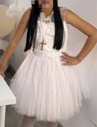 Vestido de primera comunión blanco