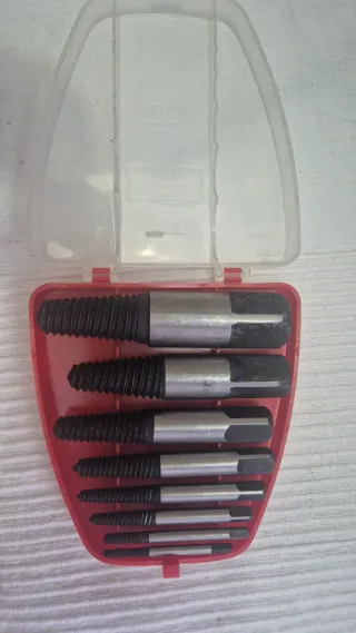 Juego extractores tornillos 8 piezas profesional