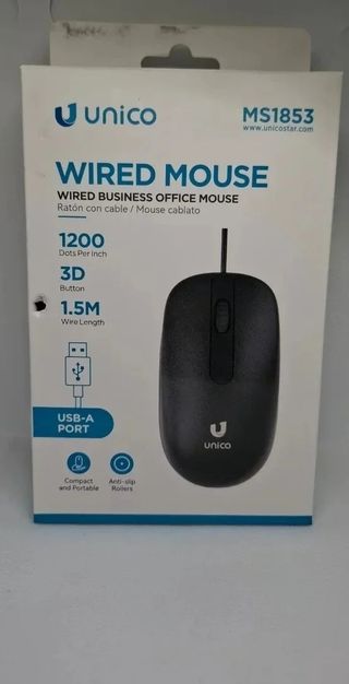 Ratón con Cable Unico Wired Mouse NUEVO