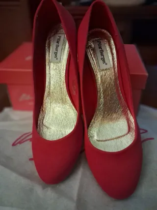 Zapatos Pilar Burgos Rojos Talla 40