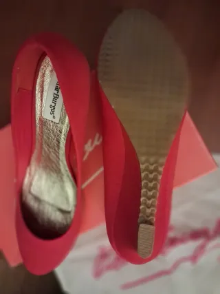 Zapatos Pilar Burgos Rojos Talla 40