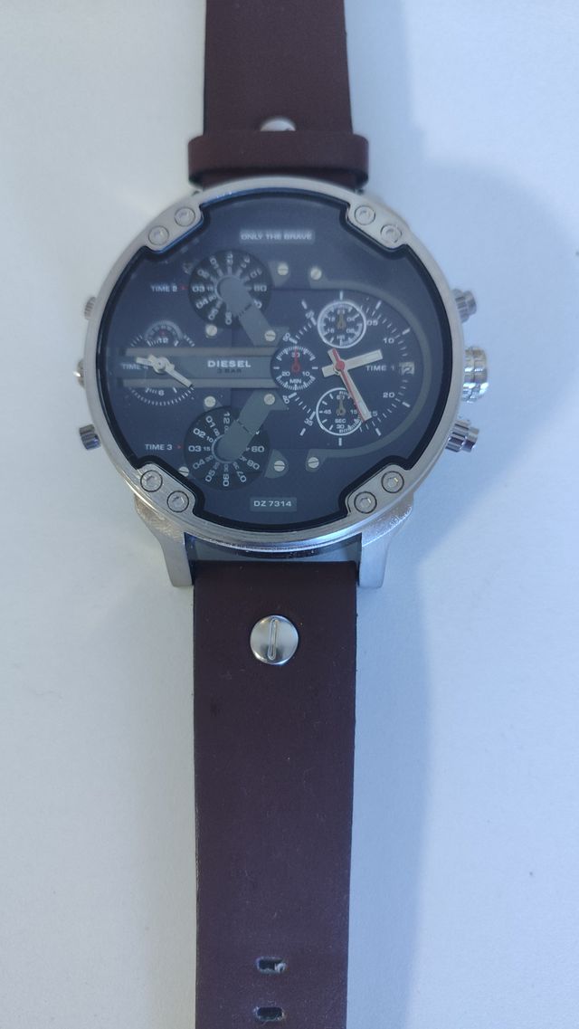 Reloj Diesel DZ7314 Hombre Marrón/Plata