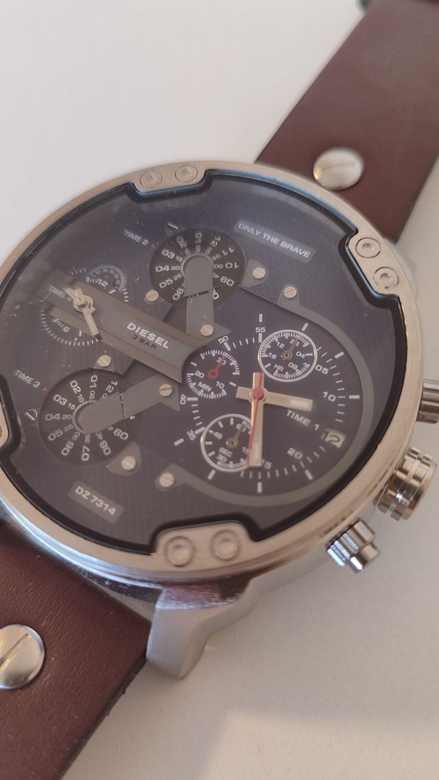 Reloj Diesel DZ7314 Hombre Marrón/Plata