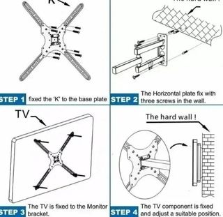 Soporte TV Pared X-400 32-55 Giratorio Nuevo