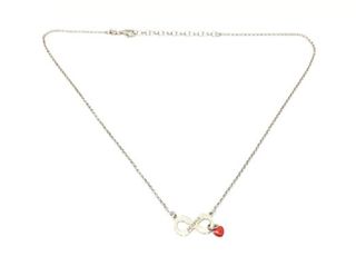 Collar Infinito Mama Corazón Rojo Plata 925