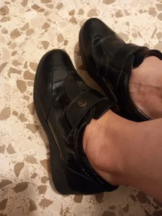 Zapatos médicos negros