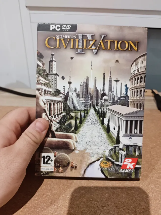 Scatola grande per PC Sid Meier's Civilization IV