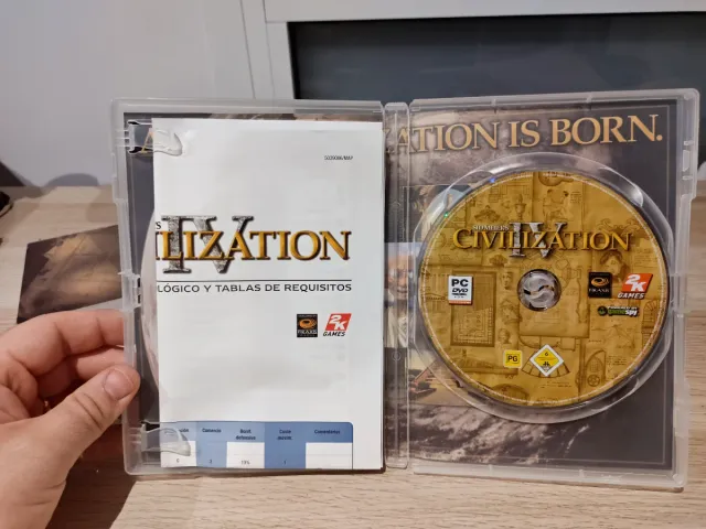 Scatola grande per PC Sid Meier's Civilization IV