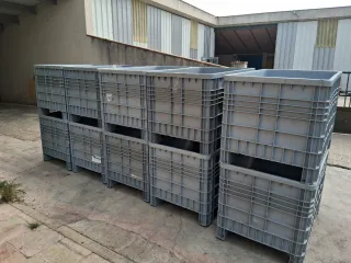 Palets de plástico apilables