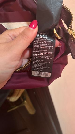 Bolso Bimba y Lola bandolera burdeos