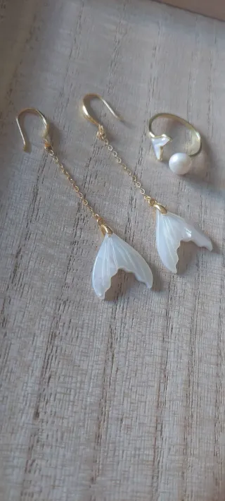 Conjunto Plata 925: Pendientes y Anillo