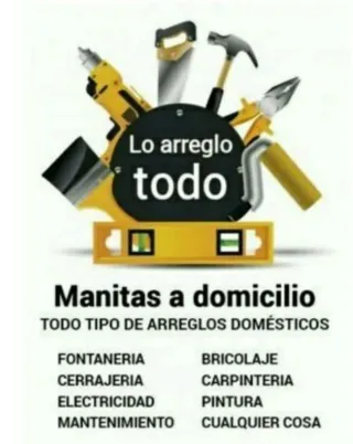 Manitas económico todo tipo de trabajos de hogar