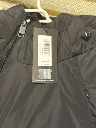 Abrigo acolchado Hoodrich negro
