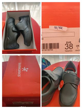 Zapatos Biomecanics Talla 38 Negro