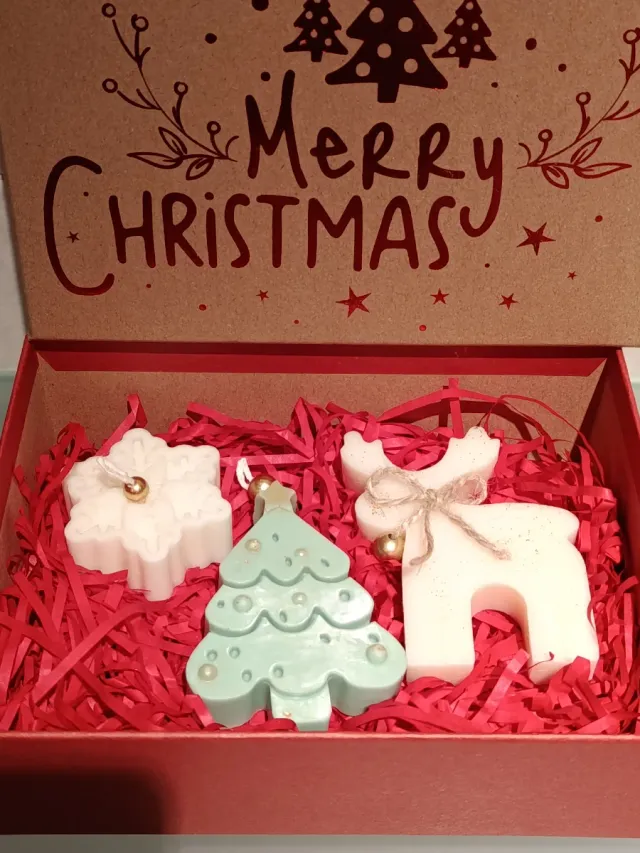 Conjunto 3 Velas Aromáticas Navidad