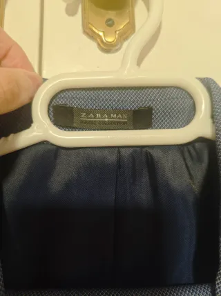 Traje de hombre azul talla 48 (M-L)