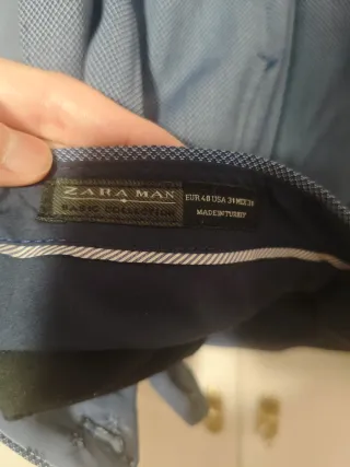 Traje de hombre azul talla 48 (M-L)