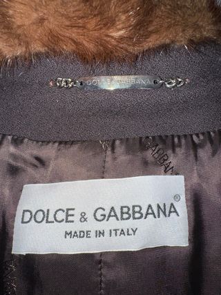 Abrigo Lana Dolce & Gabbana Marrón