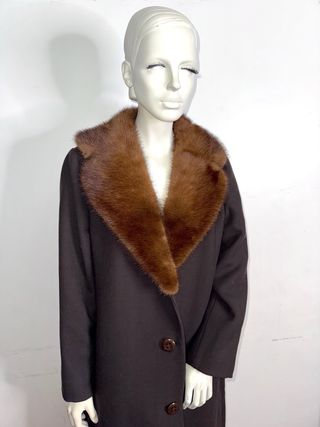 Abrigo Lana Dolce & Gabbana Marrón