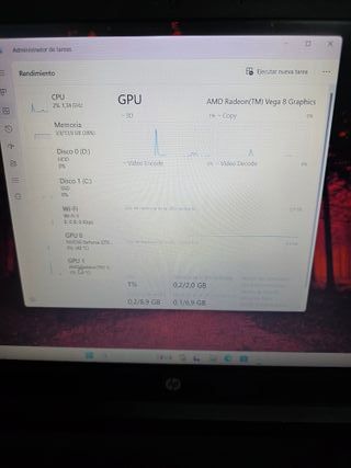 Ordenador portátil HP GAMING PARA JUGAR 16RAM 