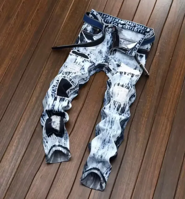 Vaqueros rasgados hombre talla 34/L